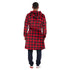 Snuggs Blanket Robe Red Checkered